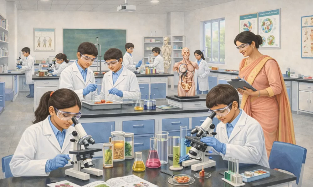 Best CBSE School in Chennai, Saligramam - Biology Lab