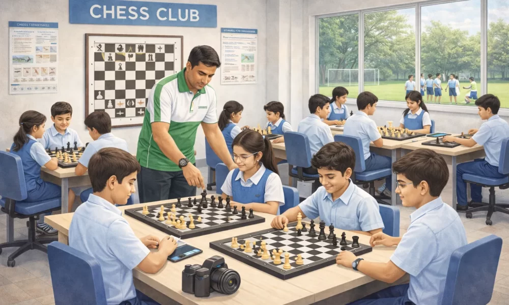 Best CBSE School in Chennai, Saligramam - Chess Club