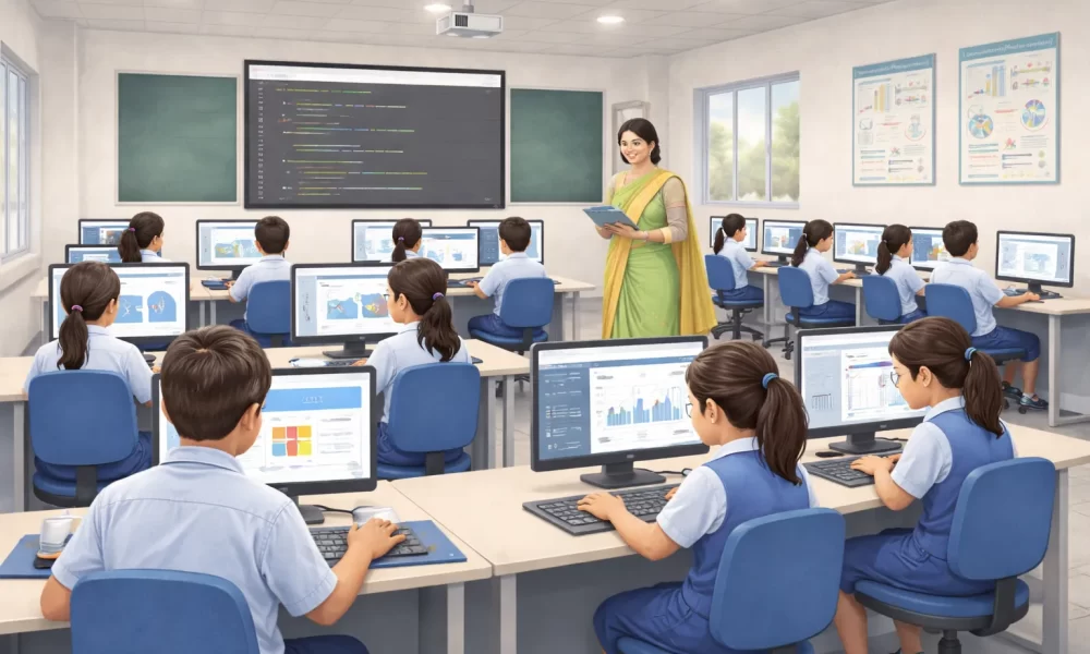 Best CBSE School in Chennai, Saligramam - Computer Lab