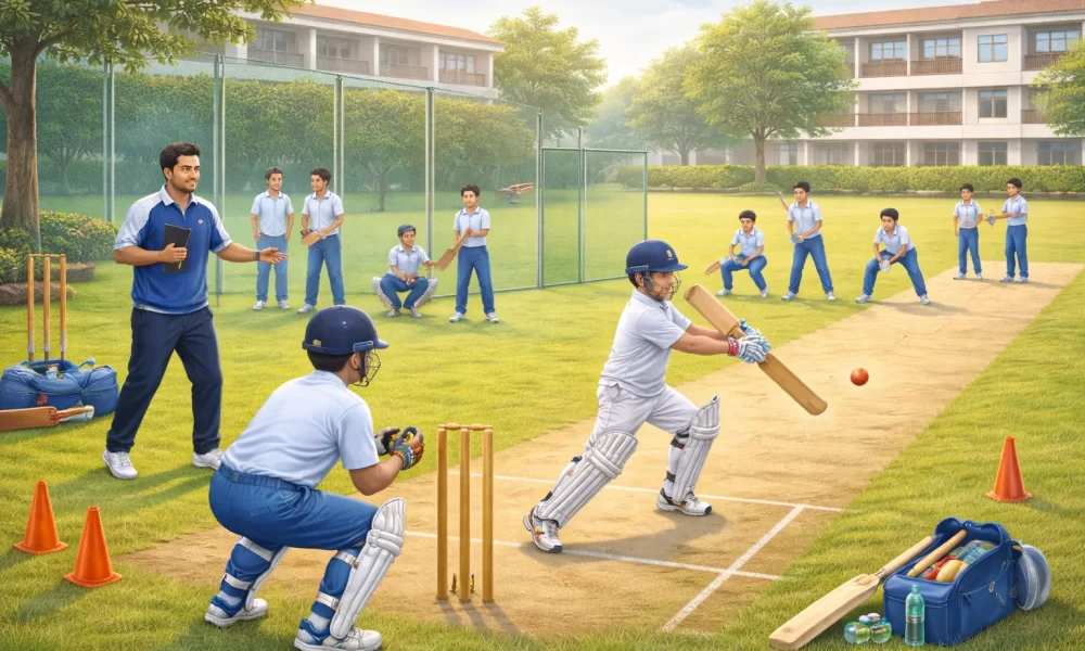 Best CBSE School in Chennai, Saligramam -Cricket Pitch