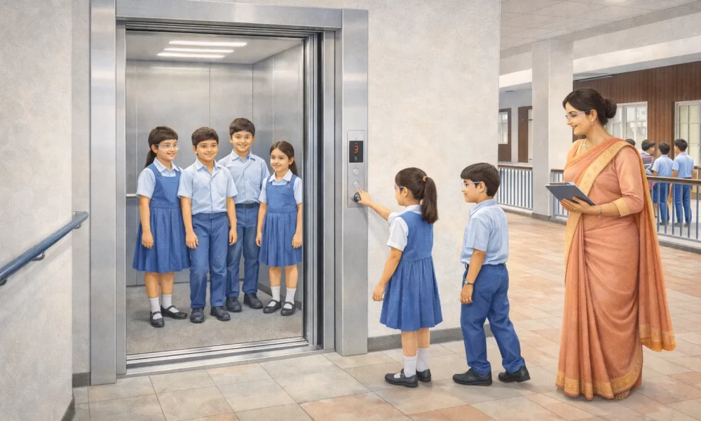 Best CBSE School in Chennai, Saligramam - Lift Accessibility