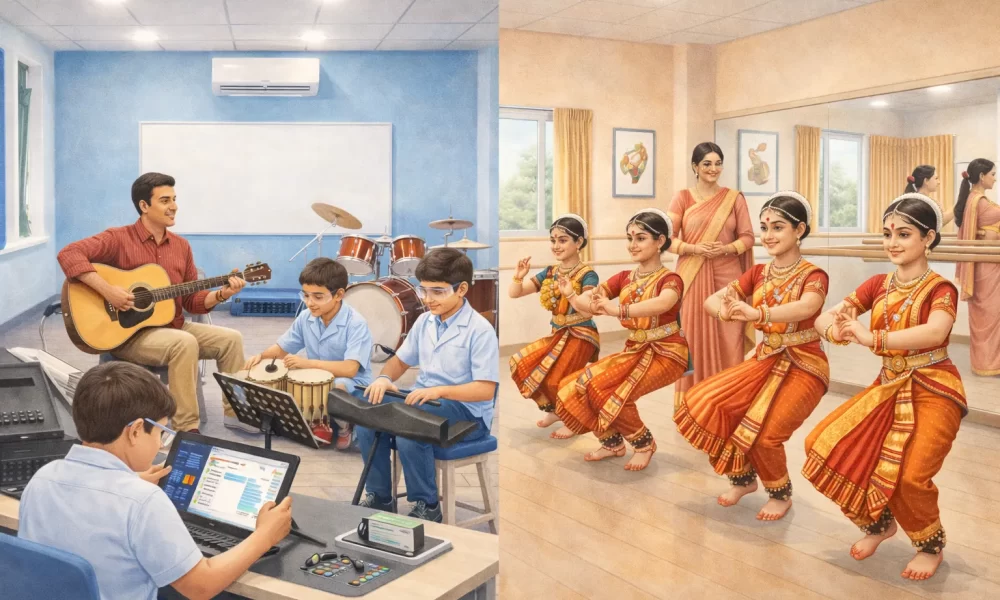 Best CBSE School in Chennai, Saligramam - Music and Dance Studios