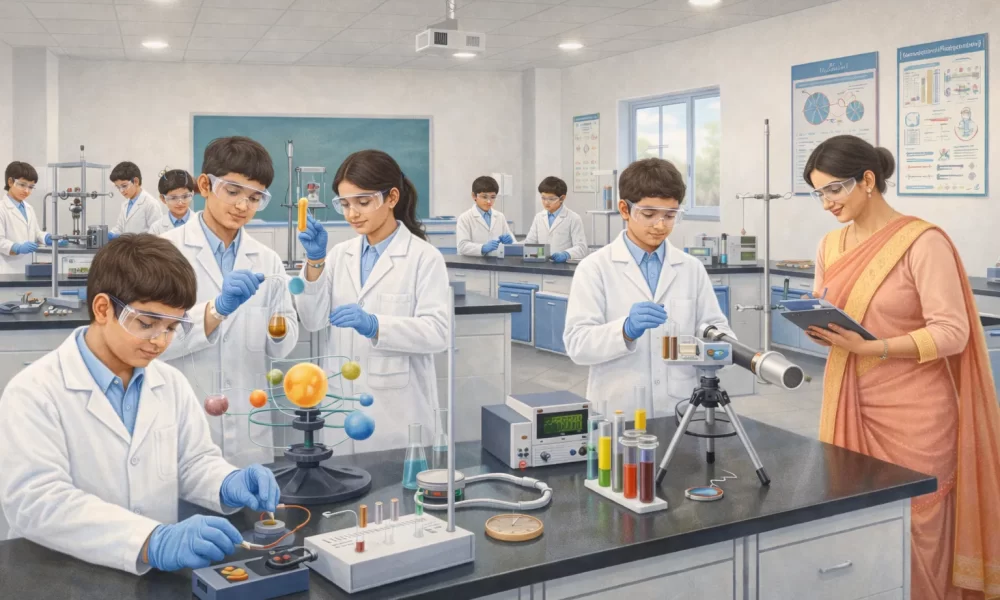 Best CBSE School in Chennai, Saligramam - Physics Lab
