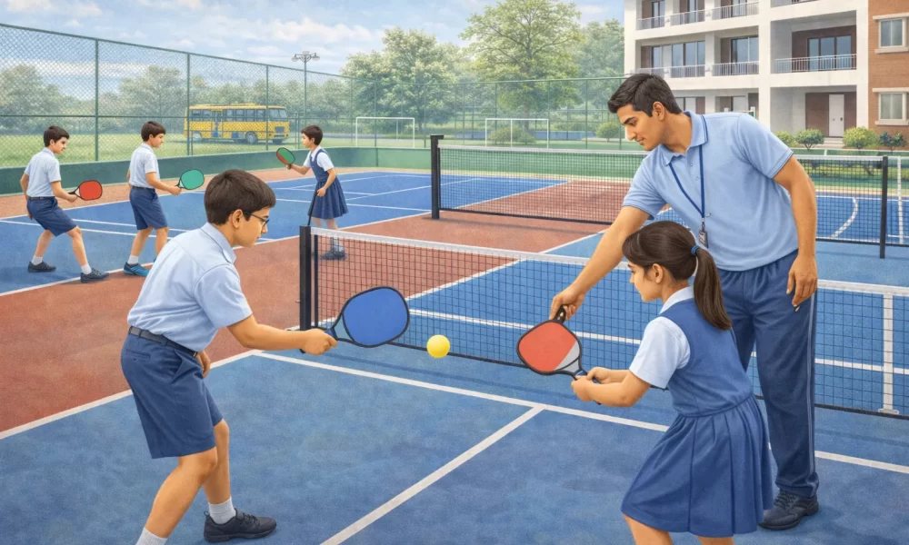 Best CBSE School in Chennai, Saligramam - Pickleball Court